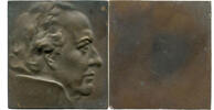 Eins. Plakette v. Otto Hofner Goethe, Johann Wolfgang von (1749-1832), -
