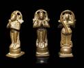 Asian art Rare early South Indian bronze figure of hanuman, c. 17th.-18th. cent -