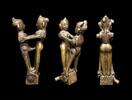 Asian art 19th cent Indian erotic mechanical 'toy' figure of male and female -