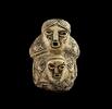Ancient art Rare Pre-Columbian limestone carving sculpture, Andean, 1st. mill AD. -
