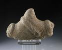 Ancient art Very rare Three-pointer with twin heads, Taino culture -