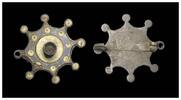 Ancient art Romano-British Bronze Enamelled Disc Brooch 2nd cent. AD -