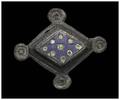 Ancient art Superb Late Roman Enamelled Brooch 4th-6th. Cent. AD -
