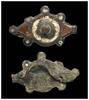 Ancient art Roman Bronze Enamelled plate Brooch 2nd.-3rd. Cent. AD -