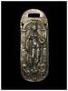 Ancient art Parade Armor Gilt silver strap w Fortuna, Roman 1st.-3rd. cent. AD -