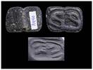 Ancient art Large gable seal with Goat head and Bulls horns, Ubaid, 4th. mill. BC -