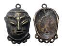 Medieval & later artifacts Attractive bronze head pendant, Africa, Tribal Nigeria, 18th.-19th. c. -