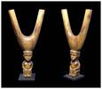 Medieval & later artifacts Superb quality wooden Burkino Faso slingshot, early 20th. cent. -