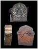 Asian art Tibetan prayer silver and cobber Gau box, incl. Buddha and bag! -
