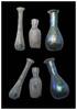 Ancient art Nice lot of 2 Roman and 1 Sasanian glass bottles, 2nd.-6th. cent. AD -