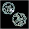 Ancient art Large Bactrian openwork bronze seal w flower, 3rd. mill. BC -
