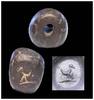Ancient art Mesopotamian brown stone stamp seal with bird, 2nd.-1st. mill BC -