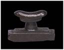 Ancient art High quality Egyptian Haematite stone headdress amulet -