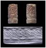 Ancient art Scarce Mittani cylinder seal, 1550-1350 BC -