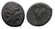 Ancient coins  Greek coins: Fine quality Hiketas II bronze AE 287-278 BC.  160,00 EUR  Excl. 22,00 EUR Verzending