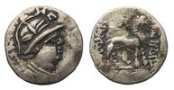 Ancient coins  Bactria / SOGDIANA. Eukratides. Sapadbizes. Circa 20 BC-4... 140,00 EUR  Excl. 22,00 EUR Verzending