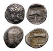 Ancient coins  Greek coins: Pair of nice AR silver obols from Troas Tene... 85,00 EUR  Excl. 22,00 EUR Verzending