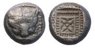 Ancient coins  IONIA, Miletos. Late 6th-early 5th century BC. AR 1/8 sil... 255,00 EUR  Excl. 22,00 EUR Verzending