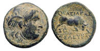 Ancient coins  SELEUKID EMPIRE. Seleukos I Nikator. 312-281 BC. AE - EF!  125,00 EUR  Excl. 22,00 EUR Verzending