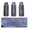 Ancient art  Early Kingdom of Urartu black stone cylinder seal, 11th.-8t... 355,00 EUR  Excl. 22,00 EUR Verzending
