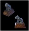 Ancient art Egyptian bronze seated figure of Sekhmet as lioness, ca. 664 to 332 BC -