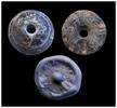 Ancient art Interesting Greek stone spindle whorl amulet, inscribed with letters! -
