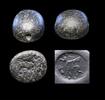 Ancient art Large early scaraboid stone seal, Middle Assyrian, c. 1400-1100 BC -