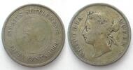 Straits Settlements STRAITS SETTLEMENTS 50 Cents 1898 VICTORIA silver -