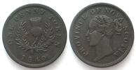 Kanada - Nova Scotia CANADA - NOVA SCOTIA Penny Token 1840 VICTORIA copper VF-XF -