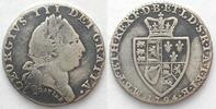 England GEORGE III Clandestine Shilling 1794 silvered DAVIES spade guinea token -