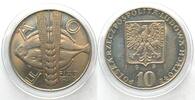 Polen POLAND 20 Zlotych 1971 turbot F.A.O. Prooflike Specimen -