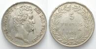 Frankreich FRANCE 5 Francs 1831 B Rouen LOUIS PHILIPPE silver XF! -
