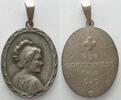 Schweiz - Schützenmedaillen CHUR 1949 SHOOTING FESTIVAL Medal silver by Huguenin 27x35mm SCARCE! -