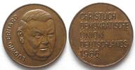 Deutschland - Medaillen LUDWIG ERHARD - CHRISTLICH DEMOKRATISCHE UNION DEUTSCHLANDS 1966 Werbemarke 30mm -