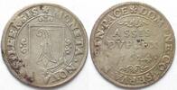 Schweiz - Basel Swiss BASEL City Double Assis 1624 NARROW DATE VARIETY billon VF-XF RARE! -
