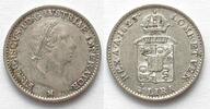 Italien - Lombardei Italy LOMBARDY-VENETIA 1/4 Lira 1823 M FRANZ I silver AU! -