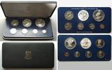 Britische Jungferninseln BRITISH VIRGIN ISLANDS 1980 PROOF SET with 2 x silver SCARCE!!! -