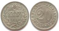 Italien ITALY 20 Centesimi 1895 R Cu-Ni UNC!!! -