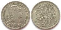 Portugal PORTUGAL 50 Centavos 1945 Cu-Ni UNC-! -