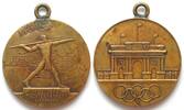 Ägypten - Medaillen EGYPT 1951 1ST MEDITERRANEAN GAMES IN ALEXANDRIA Participant medal bronze 61mm -