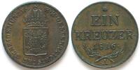 Haus Habsburg AUSTRIA Kreuzer 1816 A FRANZ I copper AU! -