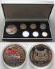 Singapur SINGAPORE 2007 MINT SET w. 2 $ Marina Bay 42 Y. OF INDEPENDENCE Cu-Ni Prooflike -