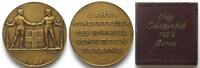 Schweiz - Medaillen AARAU FEDERAL SHOOTING FESTIVAL 1924 Medal by HANS FREI bronze 49mm -