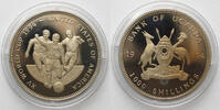 Uganda UGANDA Die error 1993/1994 Pattern 1000 Shillings SOCCER WORLD CUP -