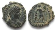 Roman Imperial VALENS (364-378 AD). AE Follis, ANTΓ, Antioch mint, GLORIA ROMANORVM, VF -