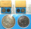  1975 Indien INDIEN Offizieller Satz 10 & 50 Rupees 1975 FAO m. Folder, Zertifikat, Schuber Prooflike