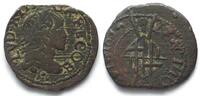 Spanien - Barcelona Spain CATALONIA Seiseno 1642 LOUIS XIII of FRANCE copper XF! -