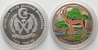Sahara SAHARAWI 1000 Pesetas 1997 Thomson Gazelle silver 50 pcs. minted! -
