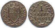 Schweiz - Waadt Swiss VAUD Rappen 1807 billon BU!!! -