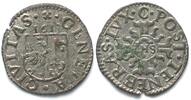 Schweiz - Genf Swiss GENEVA 2 Quarts (6 Deniers) 1613 C billon AU!!! -
